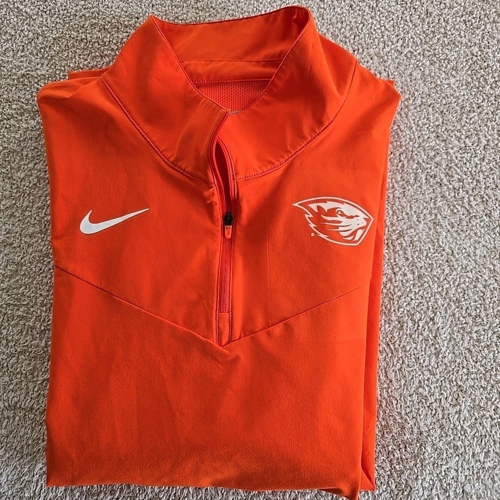 Nike Move To Zero Lightweight Football Coach Short Sleeve Jacket Oregon State XL